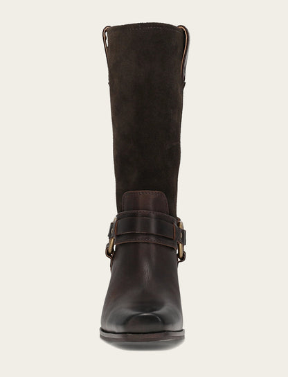 Shiloh Harness Belted - Dark Brown - Front
