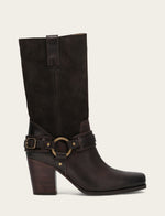 Shiloh Harness Belted - Dark Brown - Outside