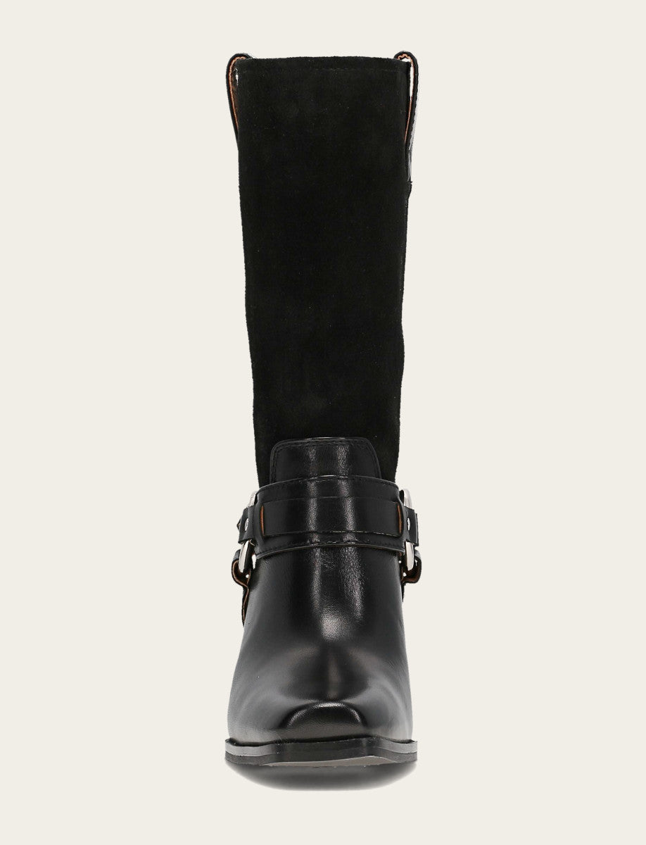 Shiloh Harness Belted - Black - Front