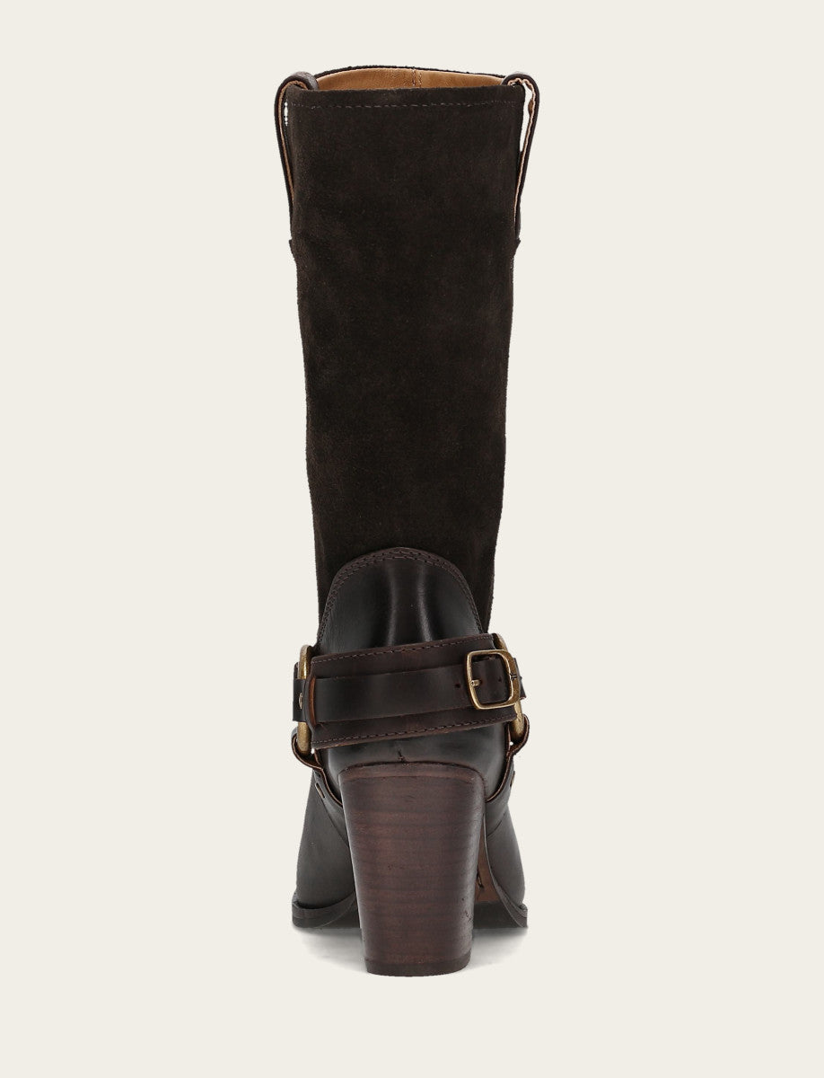 Shiloh Harness Belted - Dark Brown - Back
