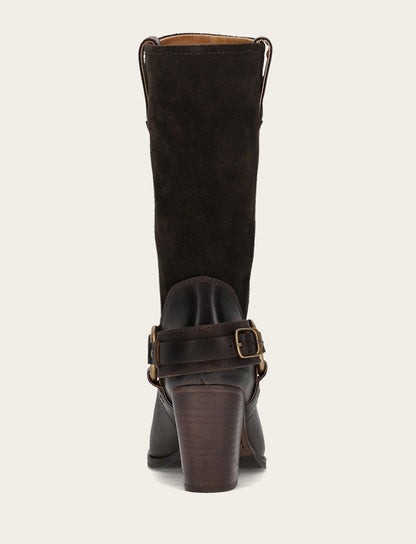 Shiloh Harness Belted - Dark Brown - Back