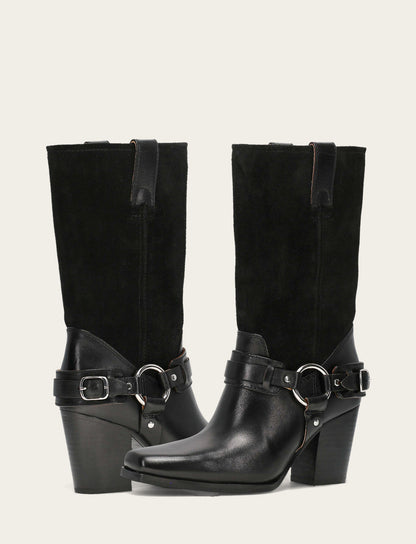 Shiloh Harness Belted - Black - Pair