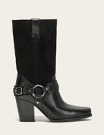 Shiloh Harness Belted - Black - Outside