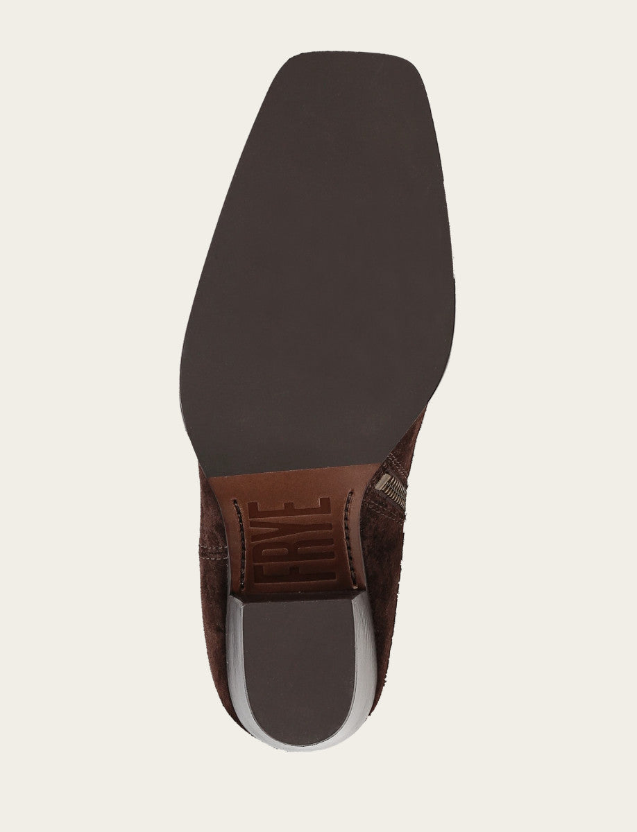 Shiloh Zip Bootie - Chocolate - Sole