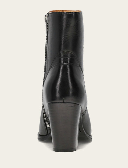 Shiloh Zip Bootie - Black - Back