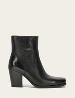 Shiloh Zip Bootie - Black - Outside