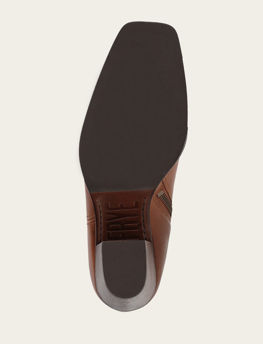 Shiloh Zip Bootie - Cinnamon - Sole