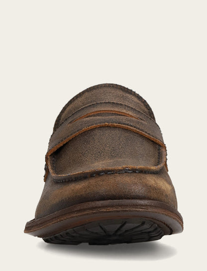 Tyler Flex Penny - Distressed Chocolate - Front