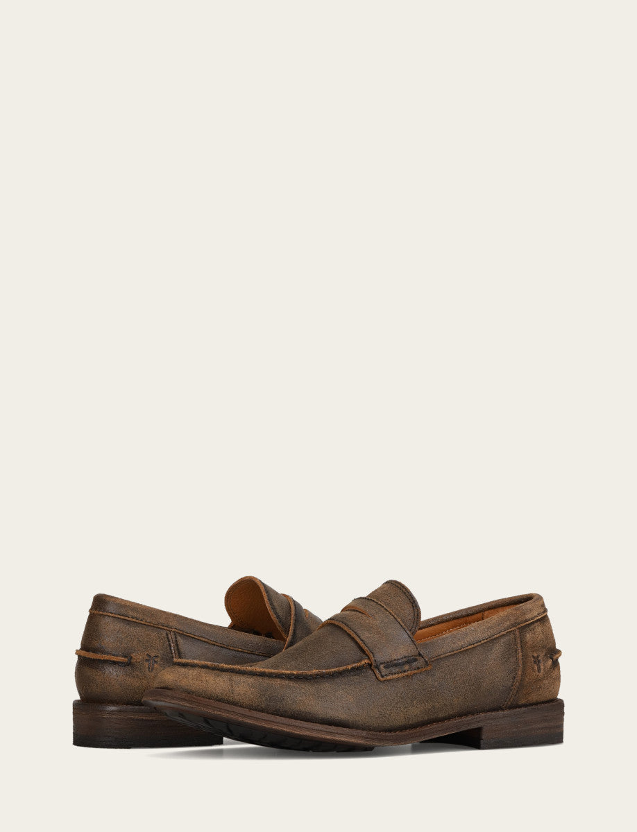 Tyler Flex Penny - Distressed Chocolate - Pair