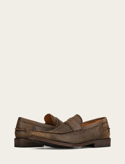 Tyler Flex Penny - Distressed Chocolate - Pair