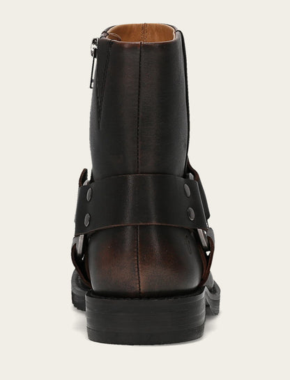 Veronica Flex Harness - Antique Brown - Back