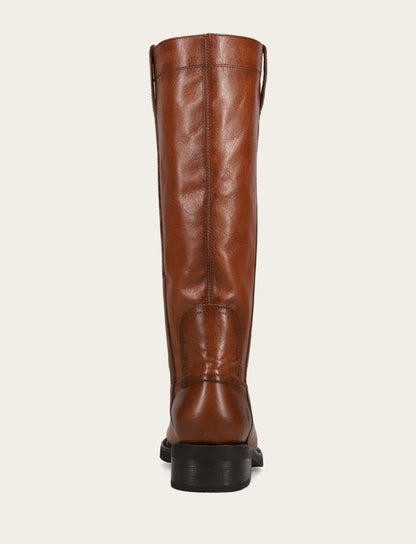Viv Riding Boot - Whiskey - Back
